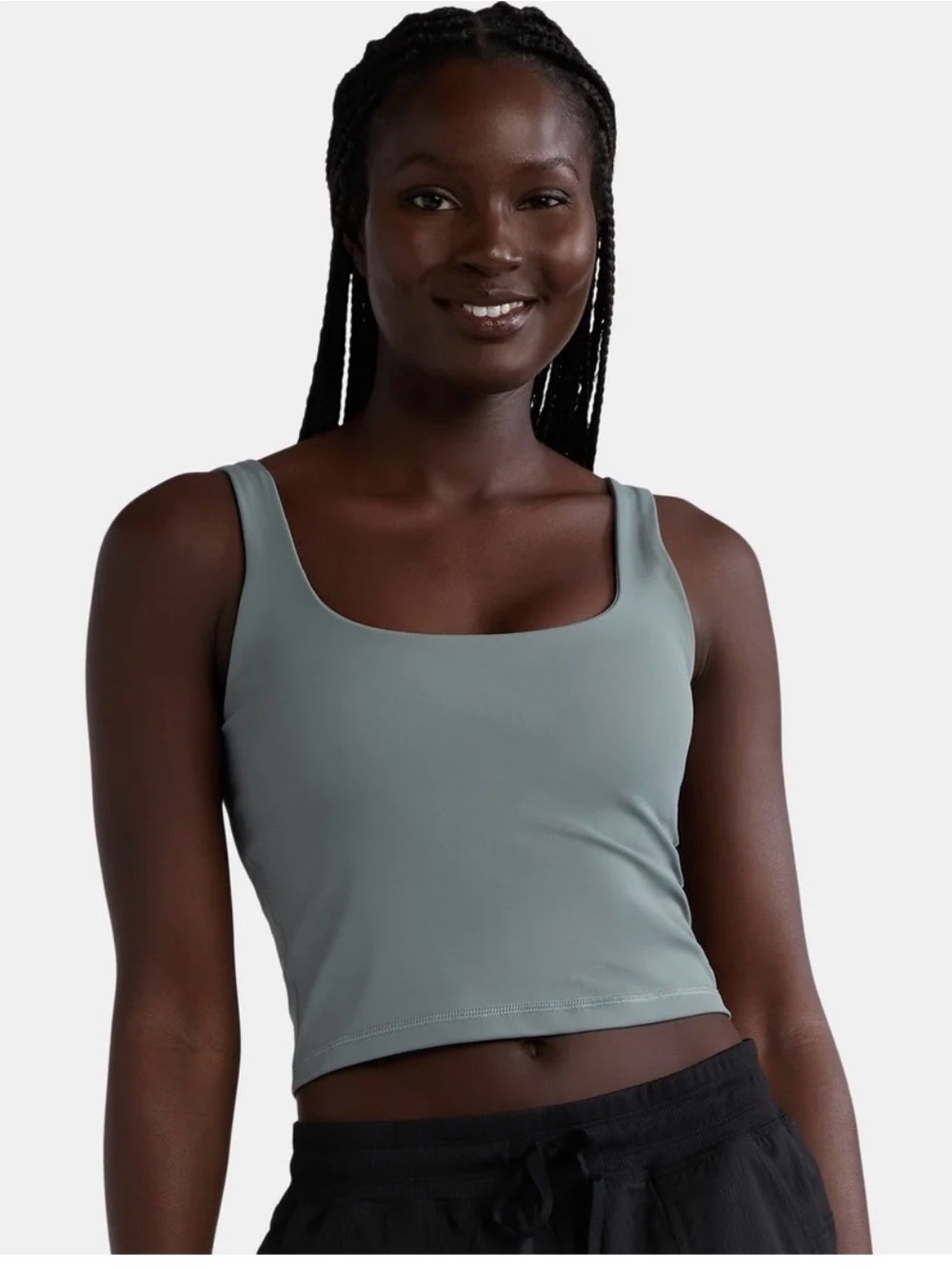 Avia SoftSculpt Scoop Sports Bra top in sage size XL